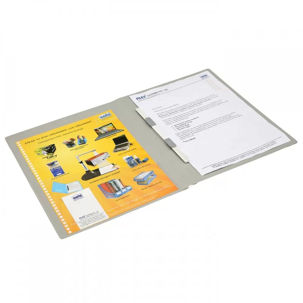 Delux Clip Files – A4 (DC101) - Filex Systems Pvt Ltd