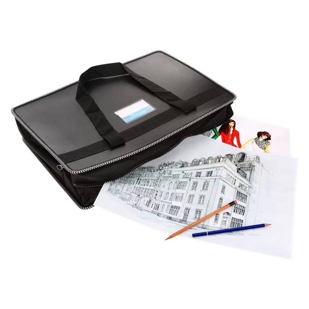 Designer Portfolio Bag – Zipper Closure (A1,A2,A3 size) - Filex Systems Pvt Ltd