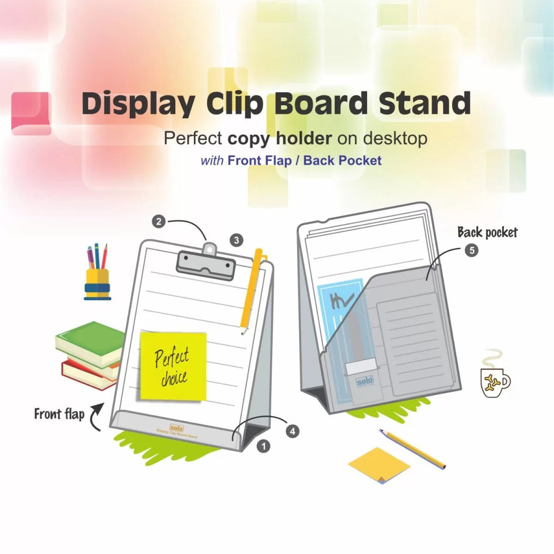 Display Clip Board Stand – A4 (DCBA4) - Filex Systems Pvt Ltd