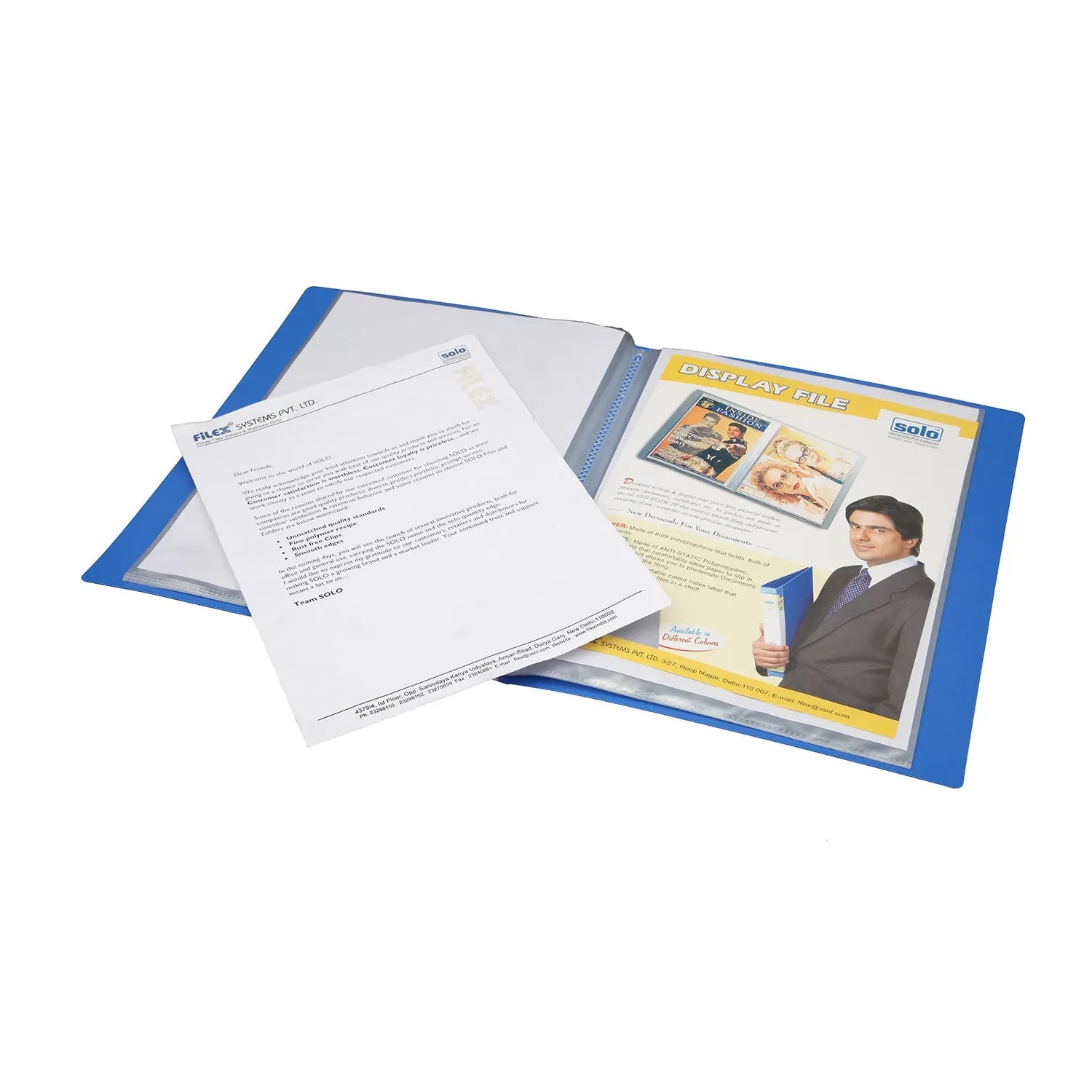 Display File – 20 Pockets – Filex Systems Pvt Ltd