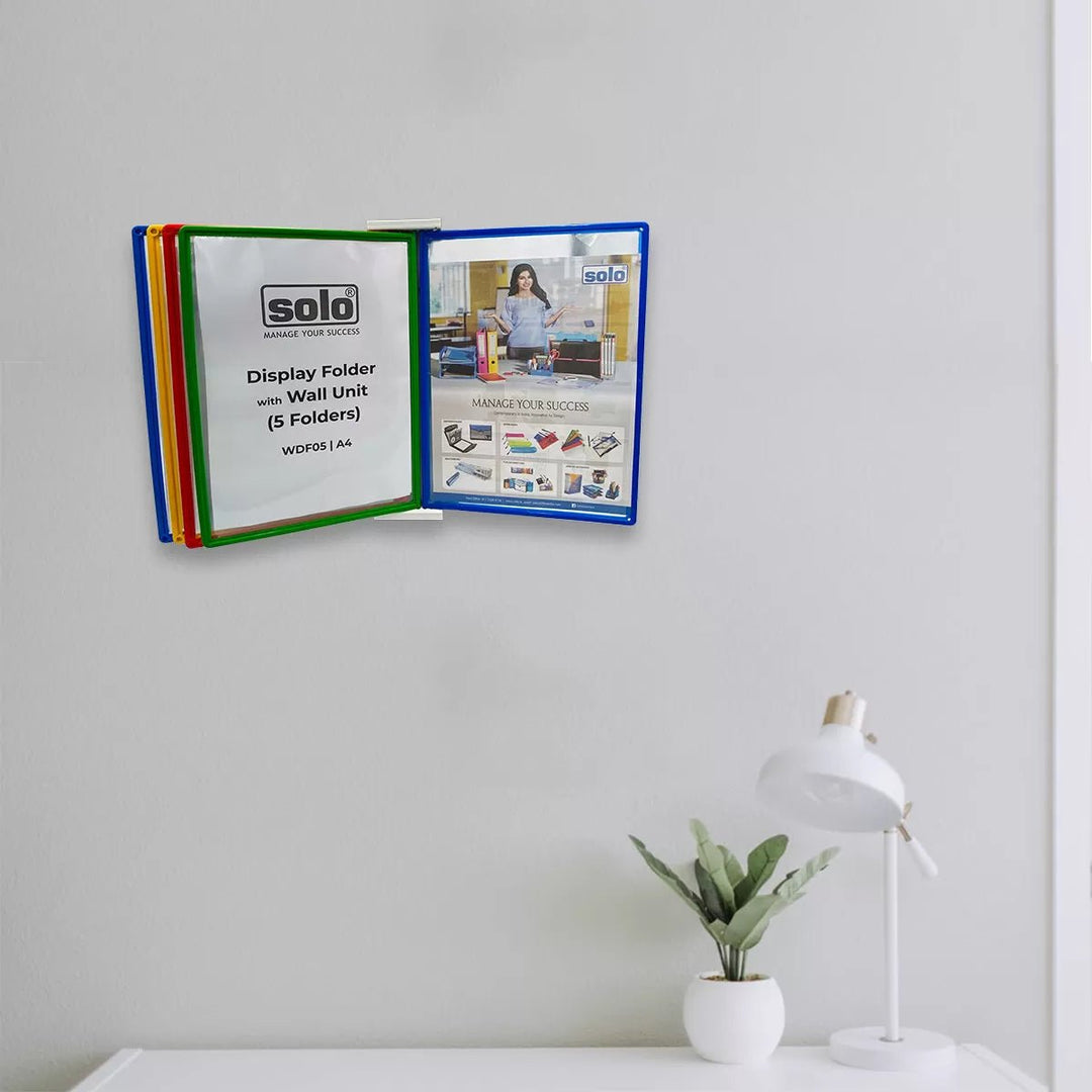 Sample Display Folder SOP Display Folder with Wall Unit | Heavy-Duty Display Wall Folder | A ...