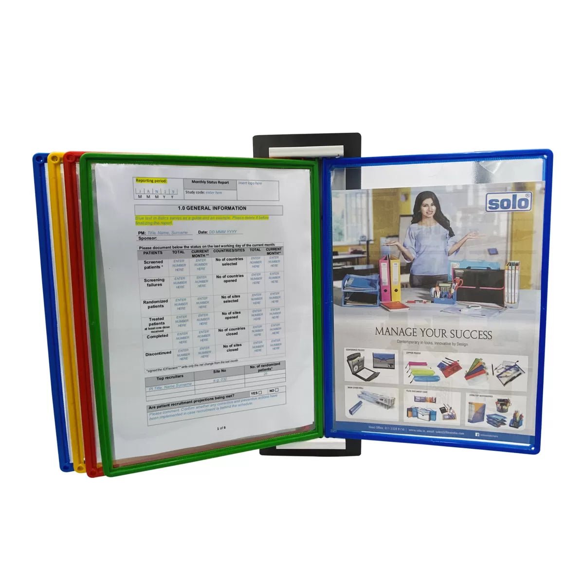 SOP Display Folder with Wall Unit – Filex Systems Pvt Ltd