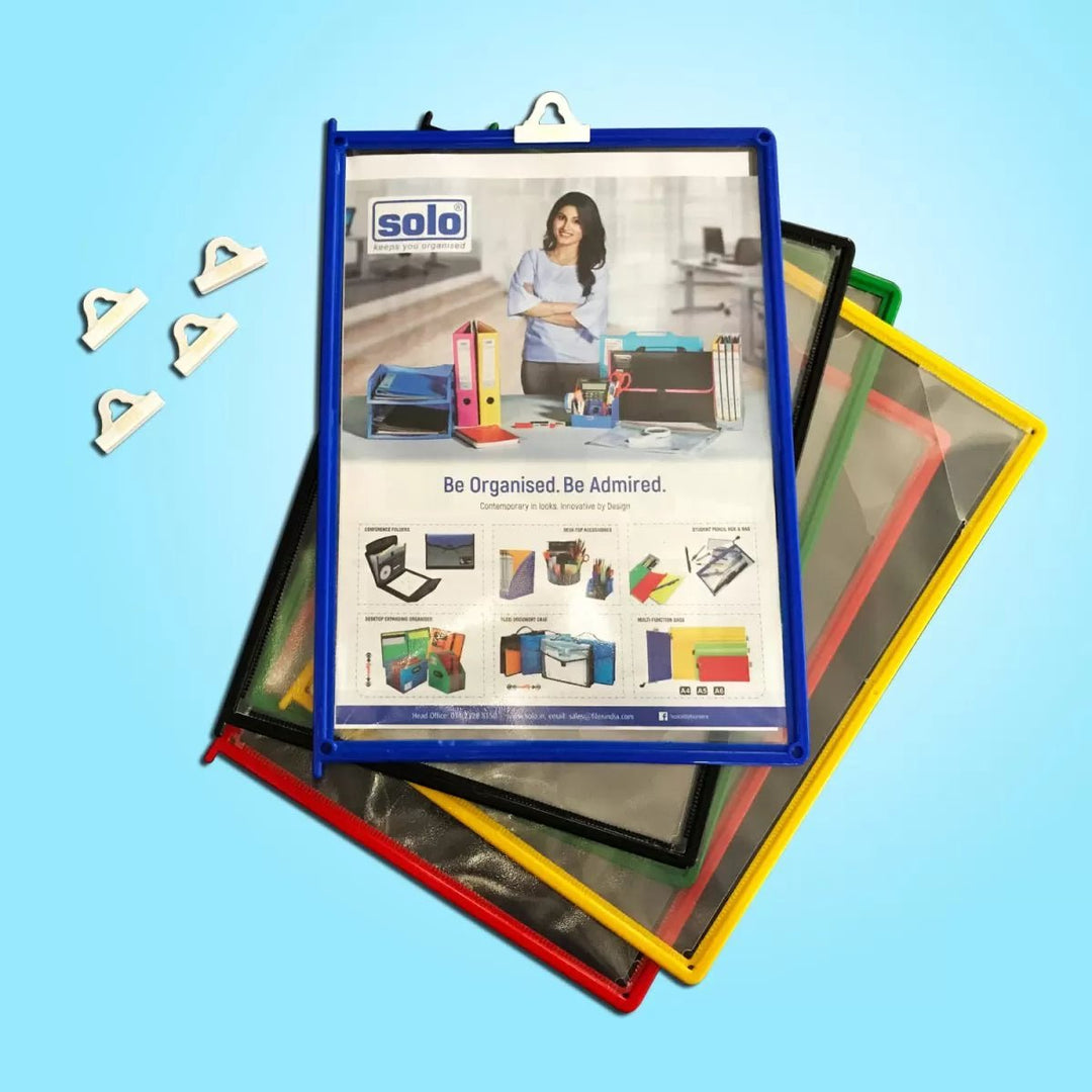 Display Frame with Re - attachable Hanging Hook (set of 5 N) DF005 - Filex Systems Pvt Ltd