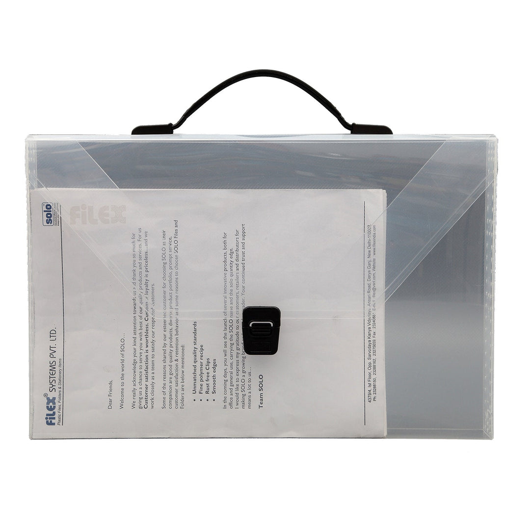 Document Bag – Lock & Handle, FC (DC557) - Filex Systems Pvt Ltd