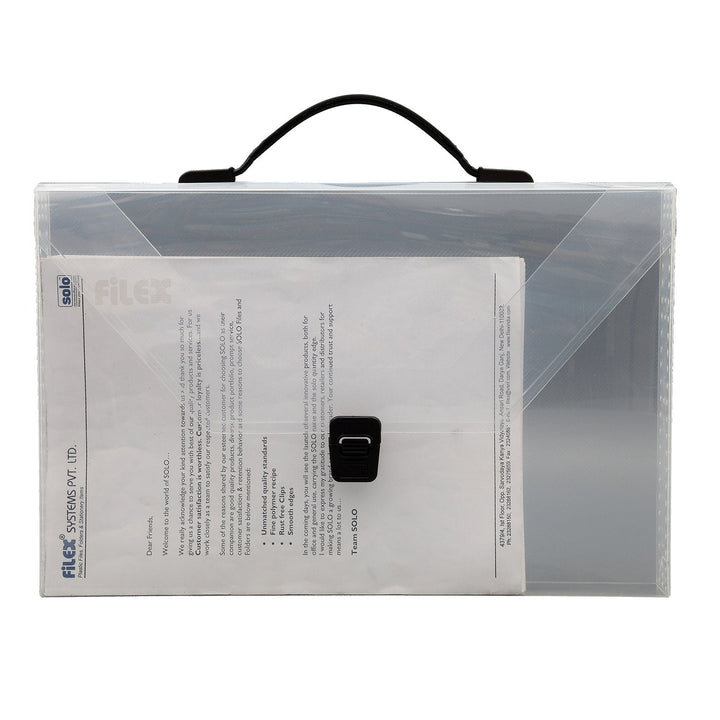 Document Bag – Lock & Handle, FC (DC557) - Filex Systems Pvt Ltd