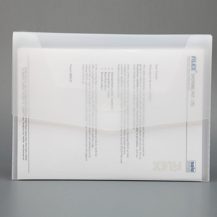 Document Bag - Slot Closure (DC556) - Filex Systems Pvt Ltd