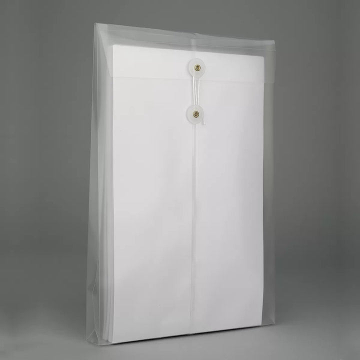 Document Bag – String Closure, Pack of 10 - Filex Systems Pvt Ltd