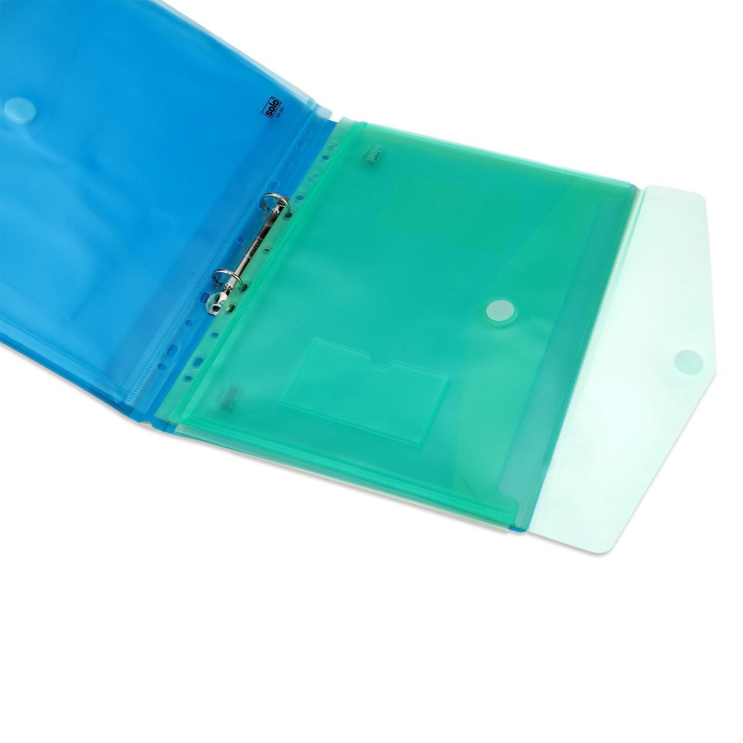 Document File Bags – Velcro Closure, A4 (CH201), Pack of 10 - Filex Systems Pvt Ltd