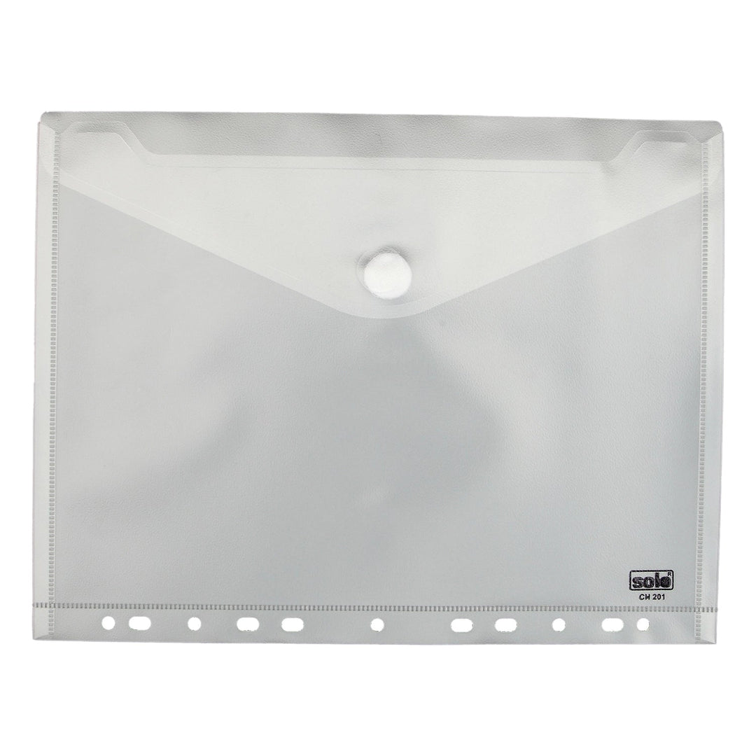 Document File Bags – Velcro Closure, A4 (CH201), Pack of 10 - Filex Systems Pvt Ltd
