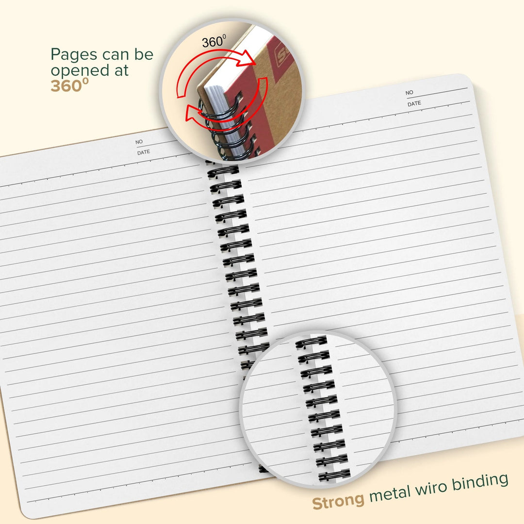 Eco Friendly Notebook, A5 (160 pages) – Pack of 4 | NA503 - Filex Systems Pvt Ltd