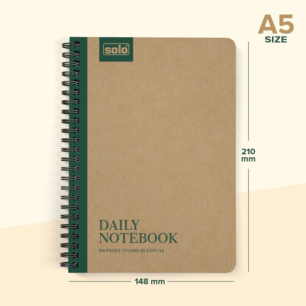 Eco Friendly Notebook, A5 (160 pages) – Pack of 4 | NA503 - Filex Systems Pvt Ltd
