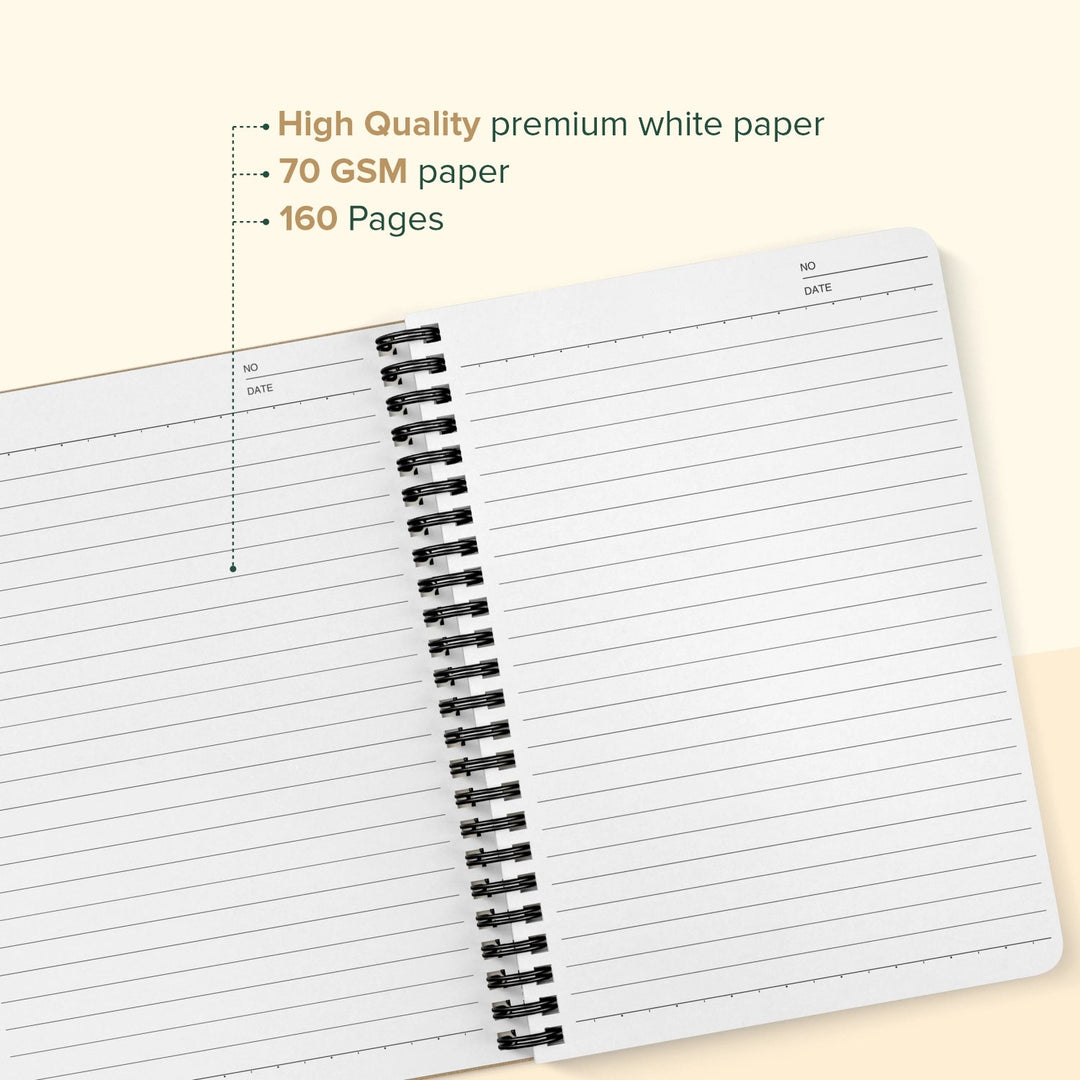 Eco Friendly Notebook, A5 (160 pages) – Pack of 4 | NA503 - Filex Systems Pvt Ltd