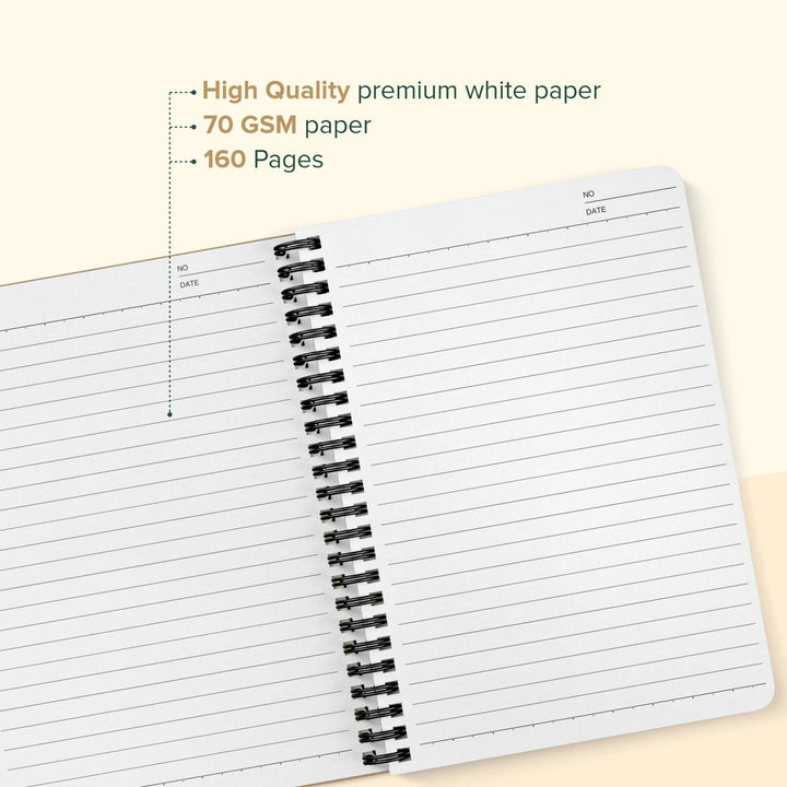 Eco Friendly Notebook, A5 (160 pages) – Pack of 4 | NA503 - Filex Systems Pvt Ltd