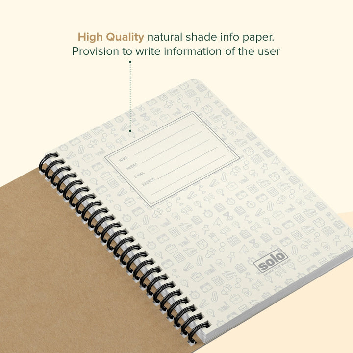 Eco Friendly Notebook, A5 (160 pages) – Pack of 4 | NA503 - Filex Systems Pvt Ltd