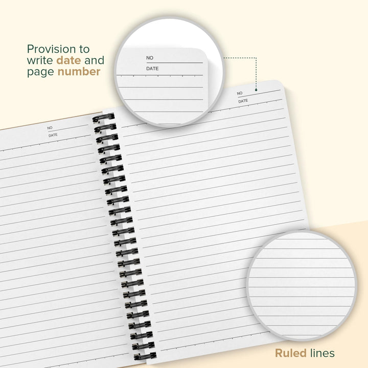 Eco Friendly Notebook, A5 (160 pages) – Pack of 4 | NA503 - Filex Systems Pvt Ltd