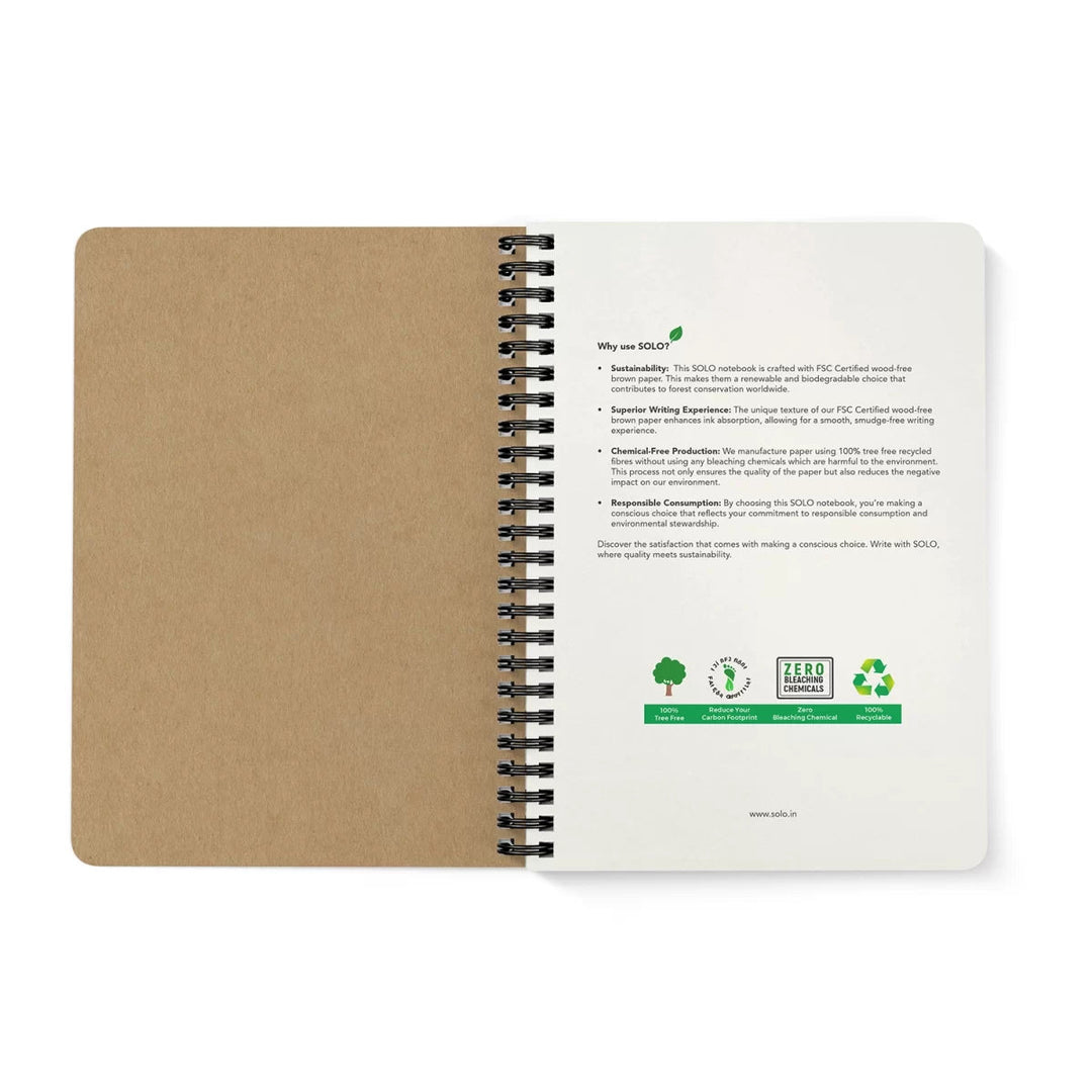 Eco - Friendly Notebook, A5, Pack of 2, 160 Pages Each - Filex Systems Pvt Ltd