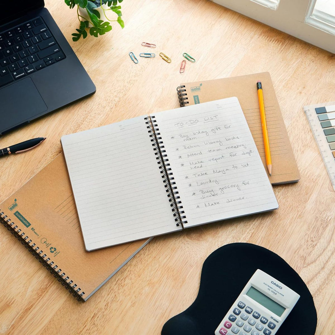 Eco - Friendly Notebook, A5, Pack of 2, 160 Pages Each - Filex Systems Pvt Ltd