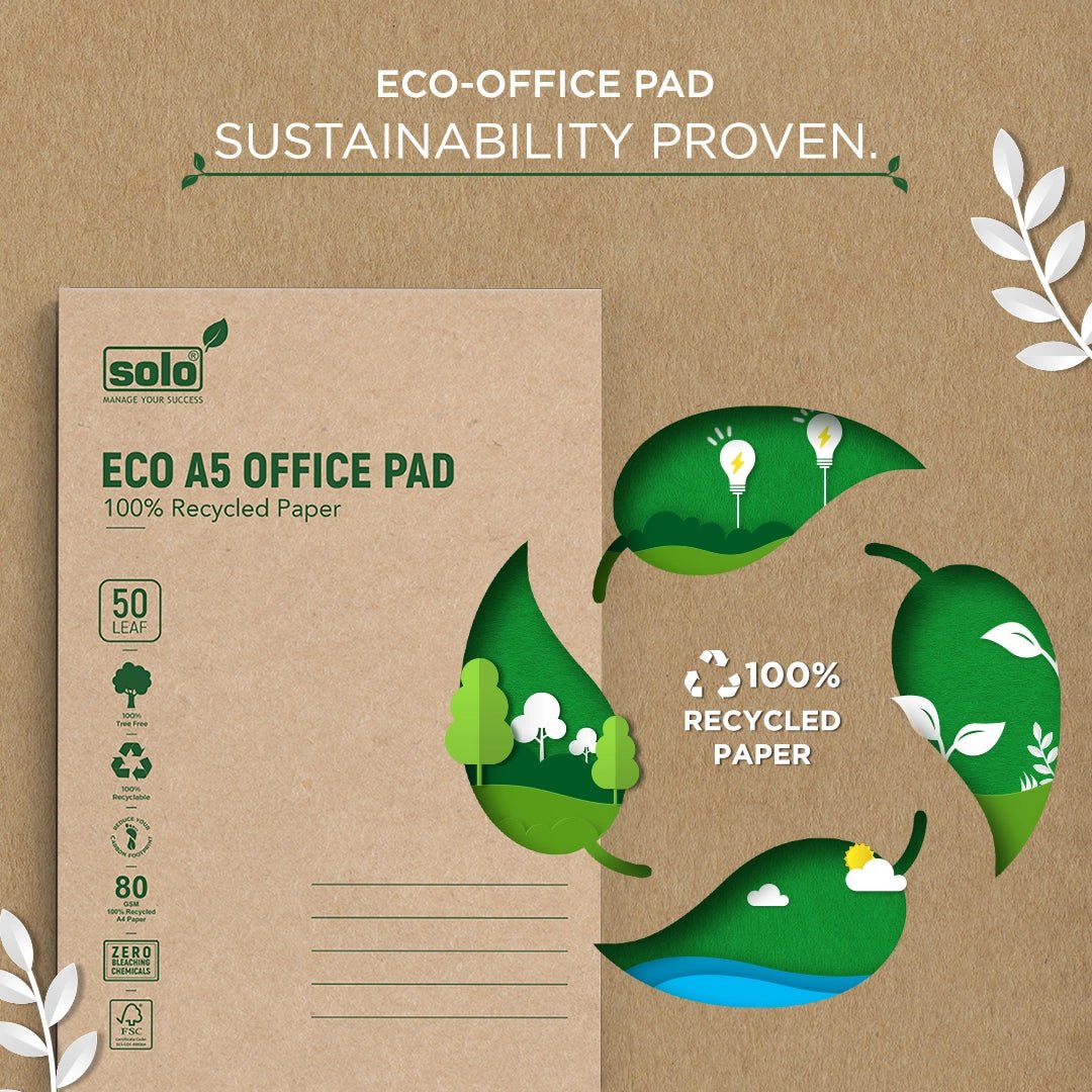 Eco - Friendly Notepad, Pack of 2, 50 Sheets Each - Filex Systems Pvt Ltd