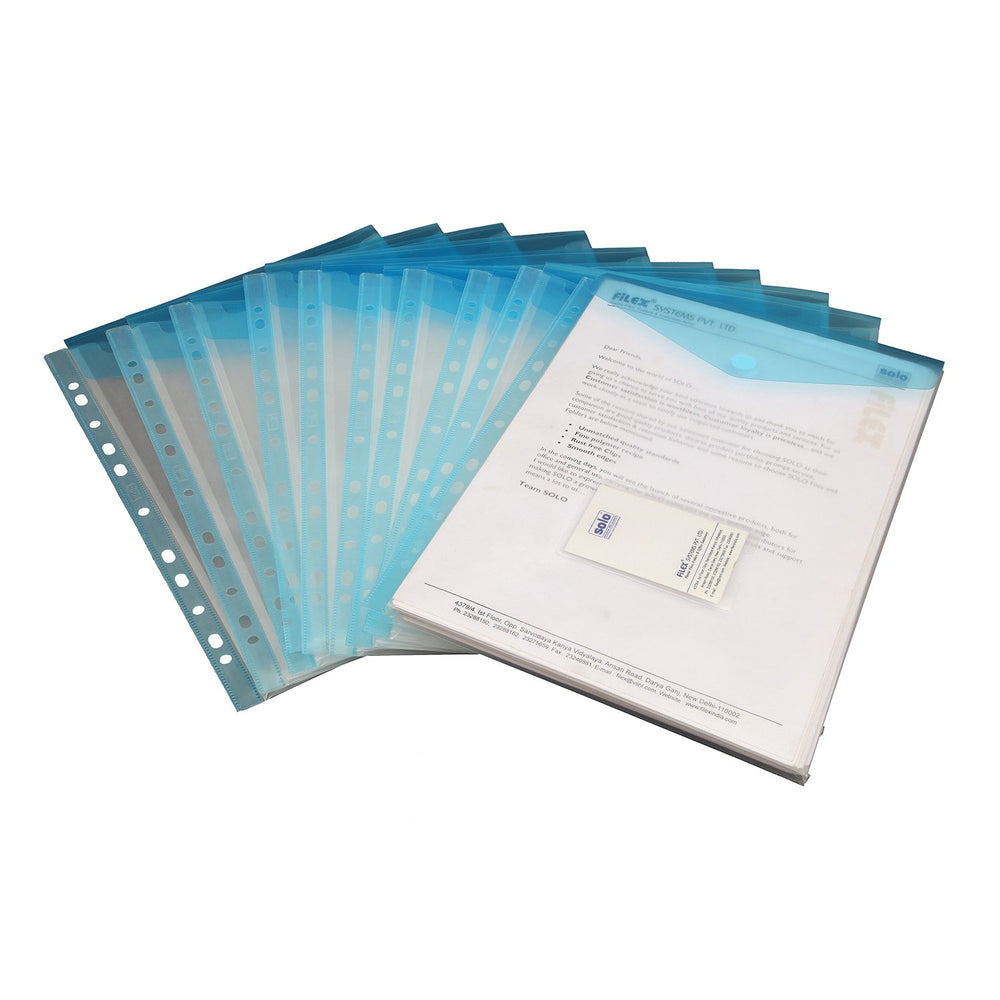 Envelope Bag with 11 Holes – A4, Pack of 10 - Filex Systems Pvt Ltd