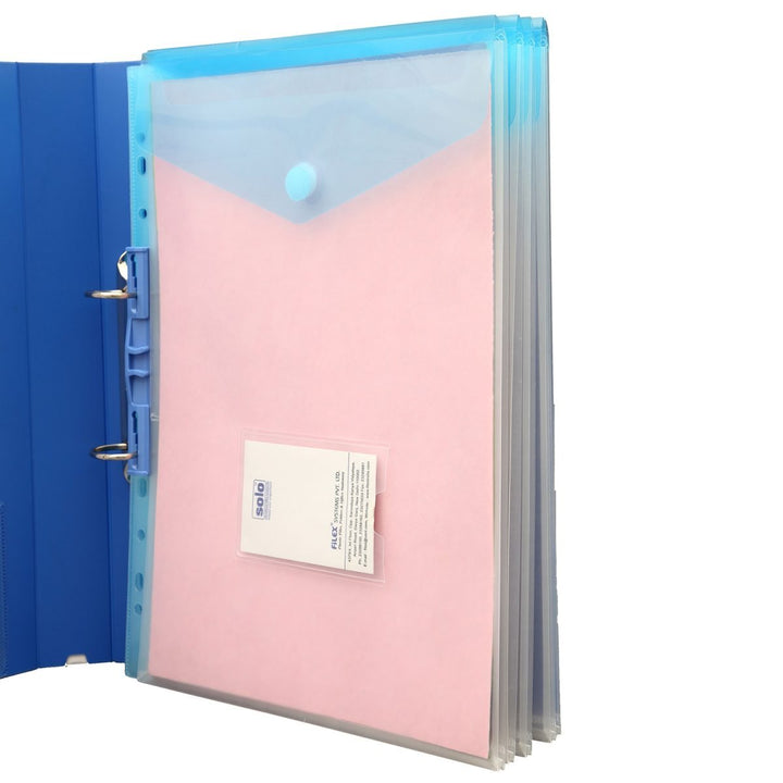 Envelope Bag with 11 Holes – A4, Pack of 10 - Filex Systems Pvt Ltd
