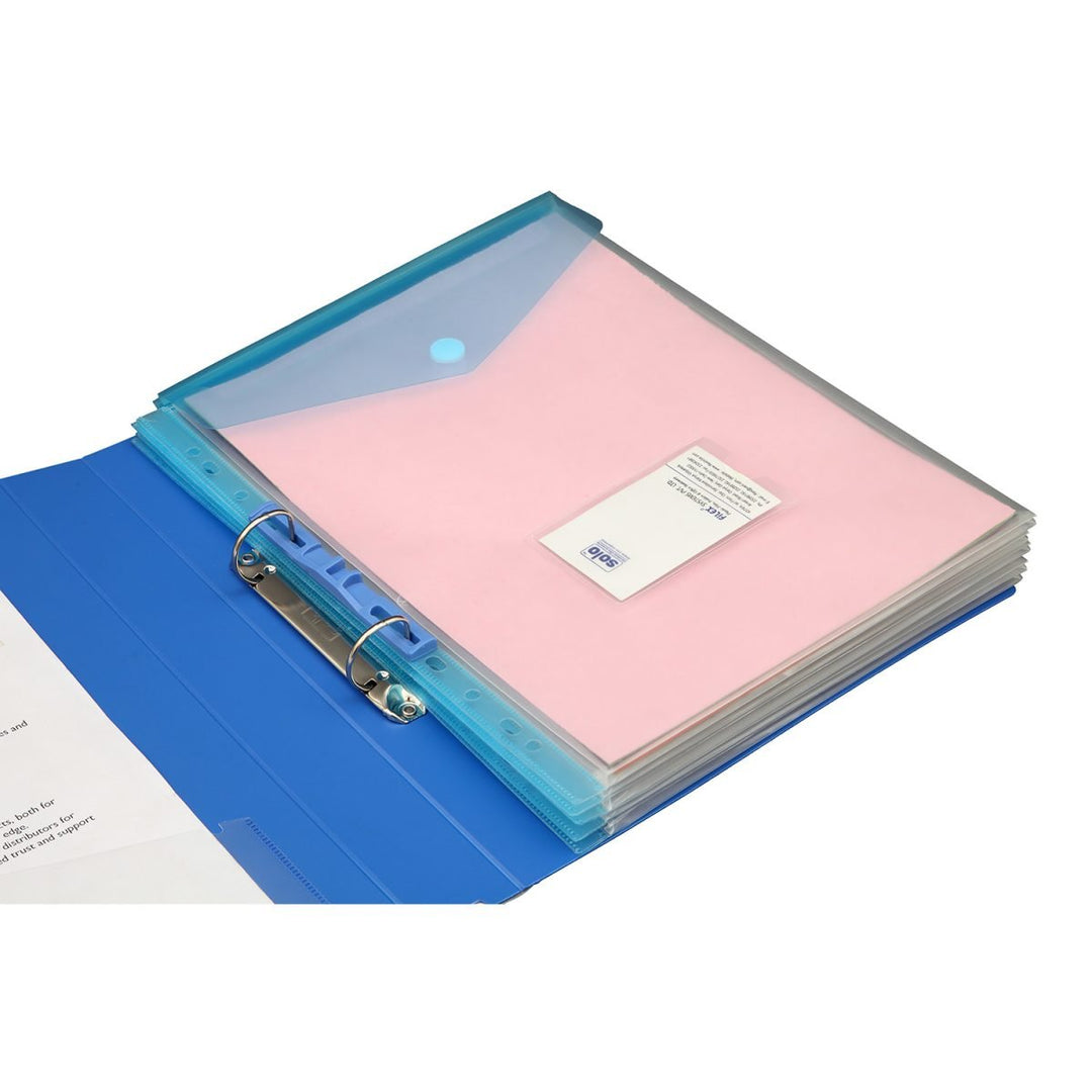 Envelope Bag with 11 Holes – A4, Pack of 10 - Filex Systems Pvt Ltd