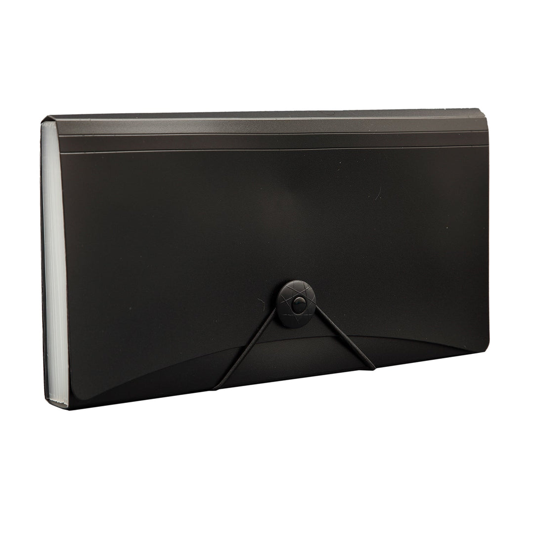 Expanding Cheque Case – Elastic Closure, 12 Section (EX701), Pack of 2 - Filex Systems Pvt Ltd