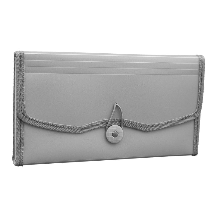 Expanding Cheque Case – Elastic Closure, 12 Section (EX701), Pack of 2 - Filex Systems Pvt Ltd