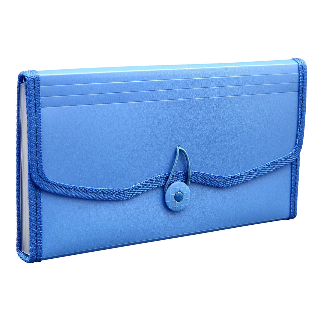 Expanding Cheque Case – Elastic Closure, 12 Section (EX701), Pack of 2 - Filex Systems Pvt Ltd