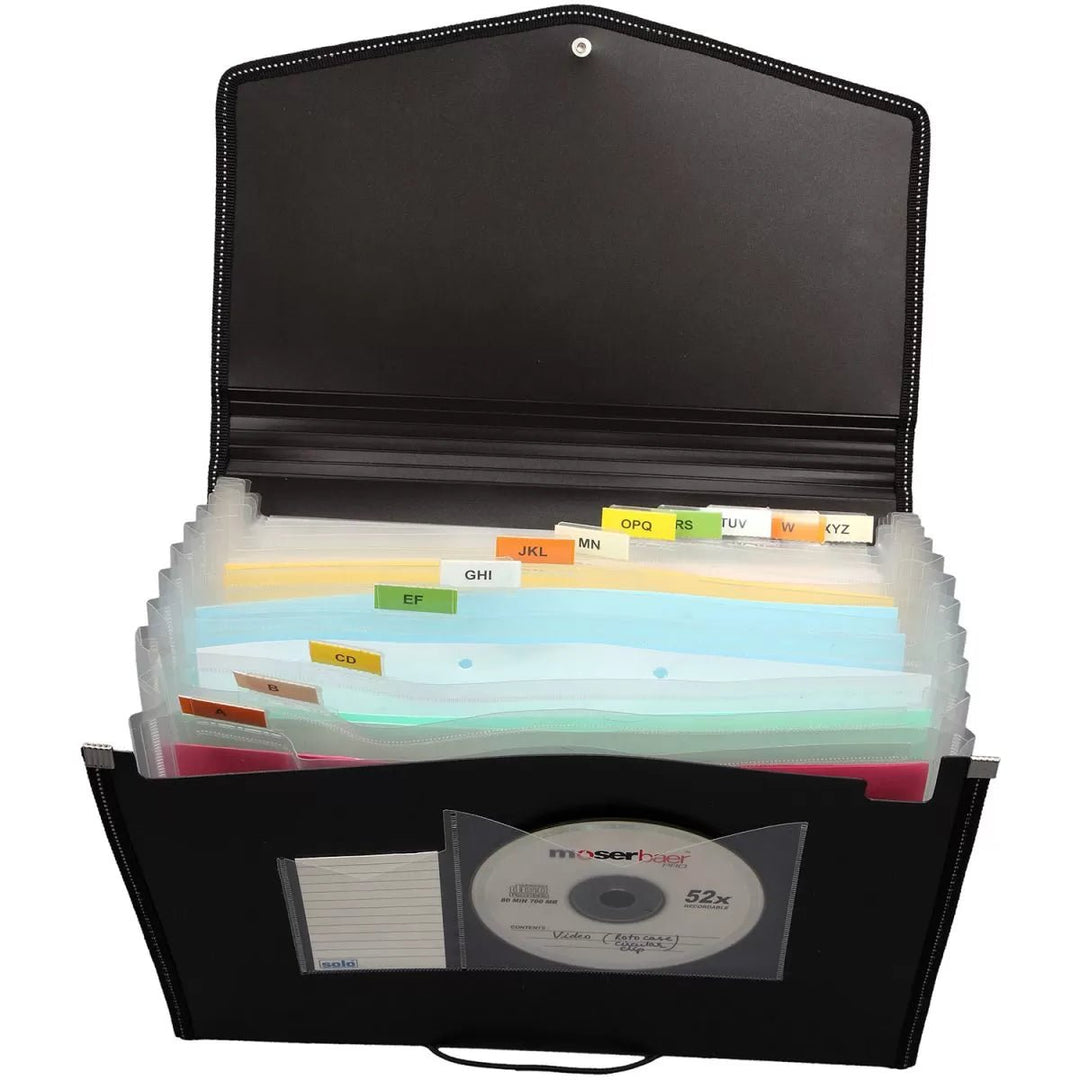 Expanding File – Elastic Closure, 12 section, A4 size (EX801) – Filex ...