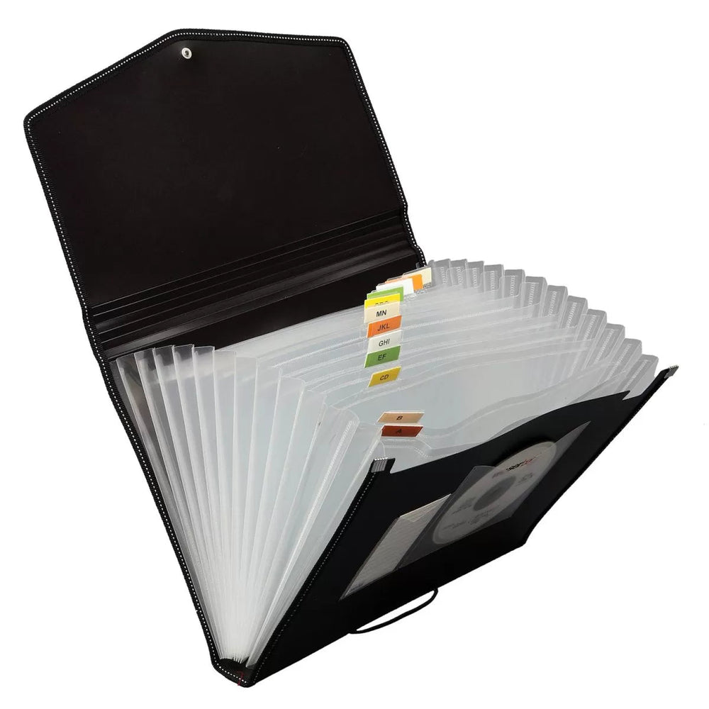 Expanding File – Elastic Closure, 12 section, A4 size (EX801) - Filex Systems Pvt Ltd