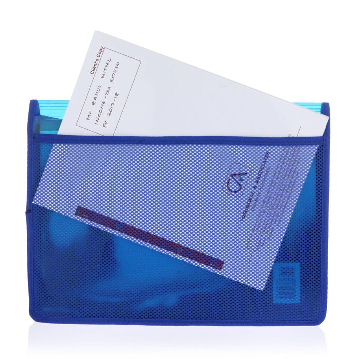 Flexi Document Bag with Xtra Net Pocket (DC554) - Filex Systems Pvt Ltd