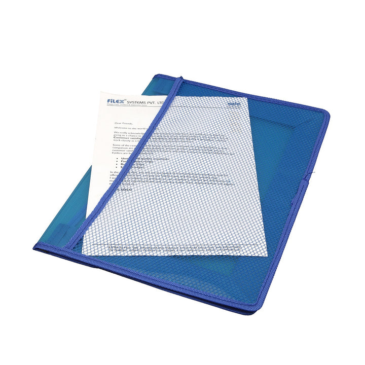 Flexi Document Bag with Xtra Net Pocket (DC554) - Filex Systems Pvt Ltd