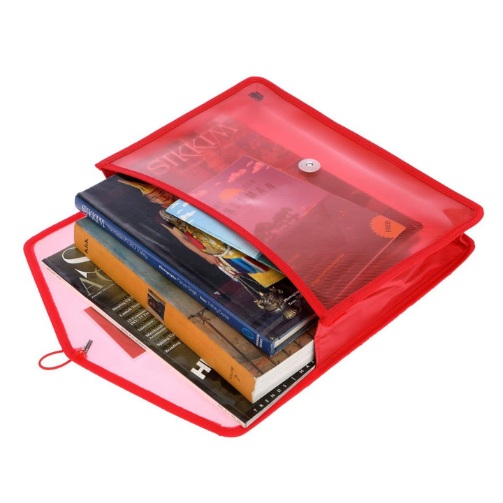 Flexi Document Bag with Xtra Net Pocket (DC554) - Filex Systems Pvt Ltd