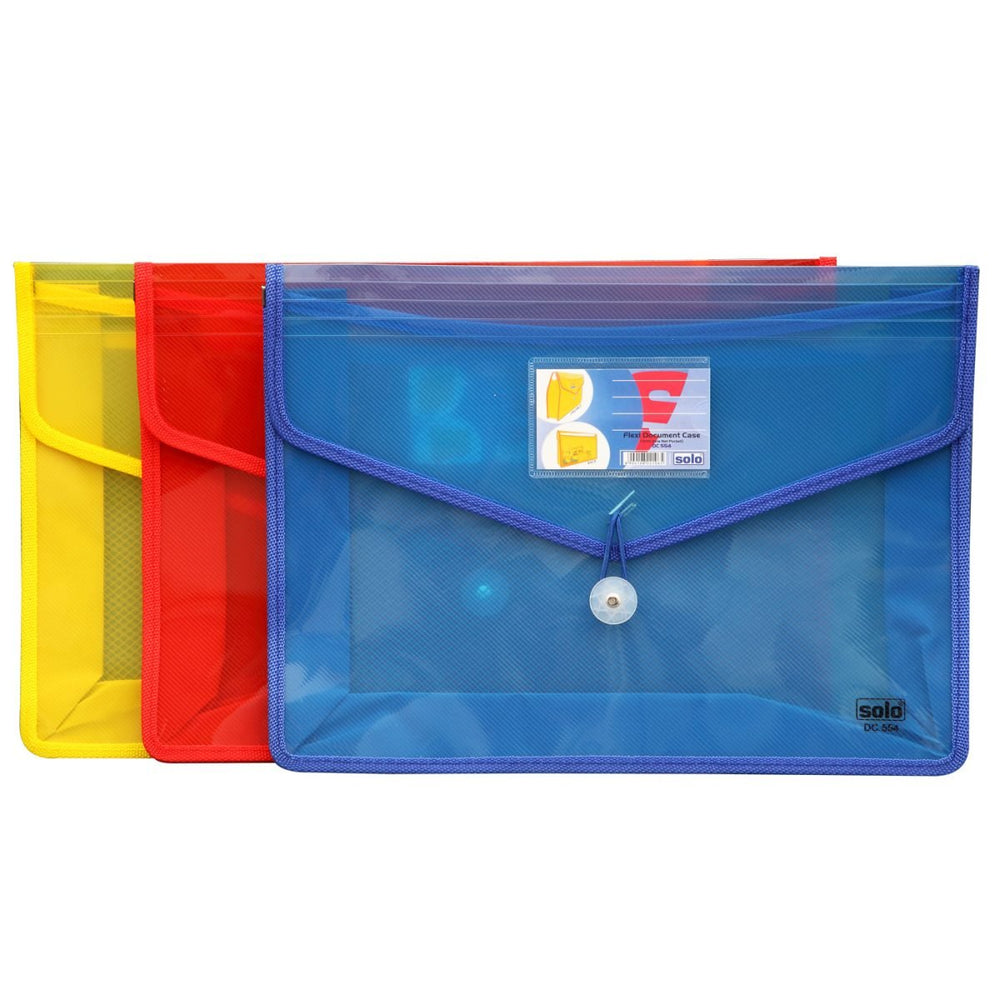 Flexi Document Bag with Xtra Net Pocket (DC554) - Filex Systems Pvt Ltd