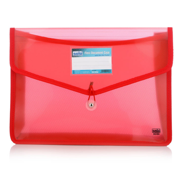 Flexi Document Bag with Xtra Net Pocket (DC554) - Filex Systems Pvt Ltd