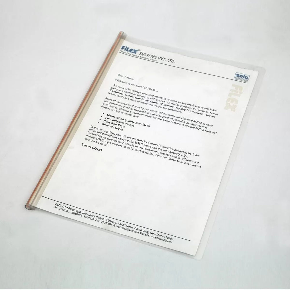 Channel File Document Strip Files - Filex Systems Pvt Ltd