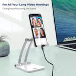 Heavy Duty Smartphone & Tablet Stand, Multi Angle Adjustable, Portable, Non Slip, Widely Compatible | MS002 - Filex Systems Pvt Ltd