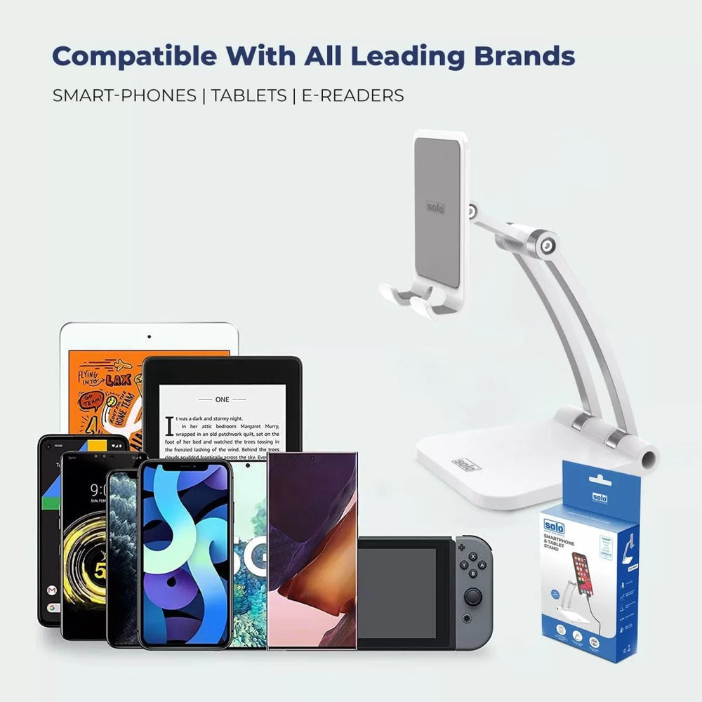 Heavy Duty Smartphone & Tablet Stand, Multi Angle Adjustable, Portable, Non Slip, Widely Compatible | MS002 - Filex Systems Pvt Ltd
