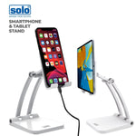 Heavy Duty Smartphone & Tablet Stand, Multi Angle Adjustable, Portable, Non Slip, Widely Compatible | MS002 - Filex Systems Pvt Ltd