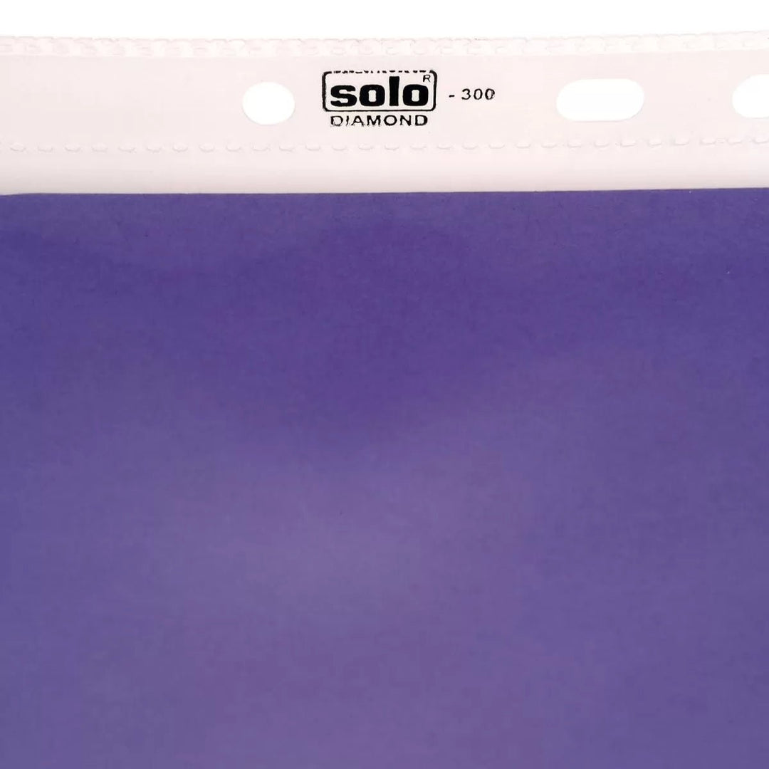 Heavyweight Sheet Protectors – 11 Hole, DIAMOND 300, (150+150) Microns – A4 (SP104), Pack of 25 - Filex Systems Pvt Ltd