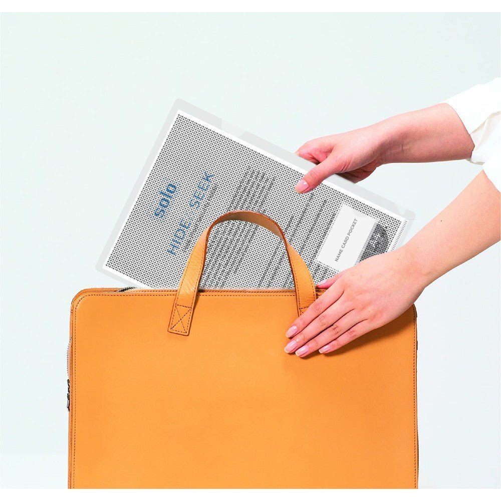 HIDE & SEEK - Peek - Proof Security Holder - Transparent | A4 | CH102 | Pack of 5 - Filex Systems Pvt Ltd