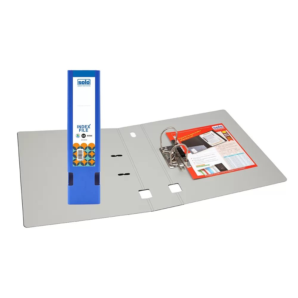 Index Box PP (Polymer Plastic Sheet) File | A4 Size | Pack of 2 | XC505 - Filex Systems Pvt Ltd