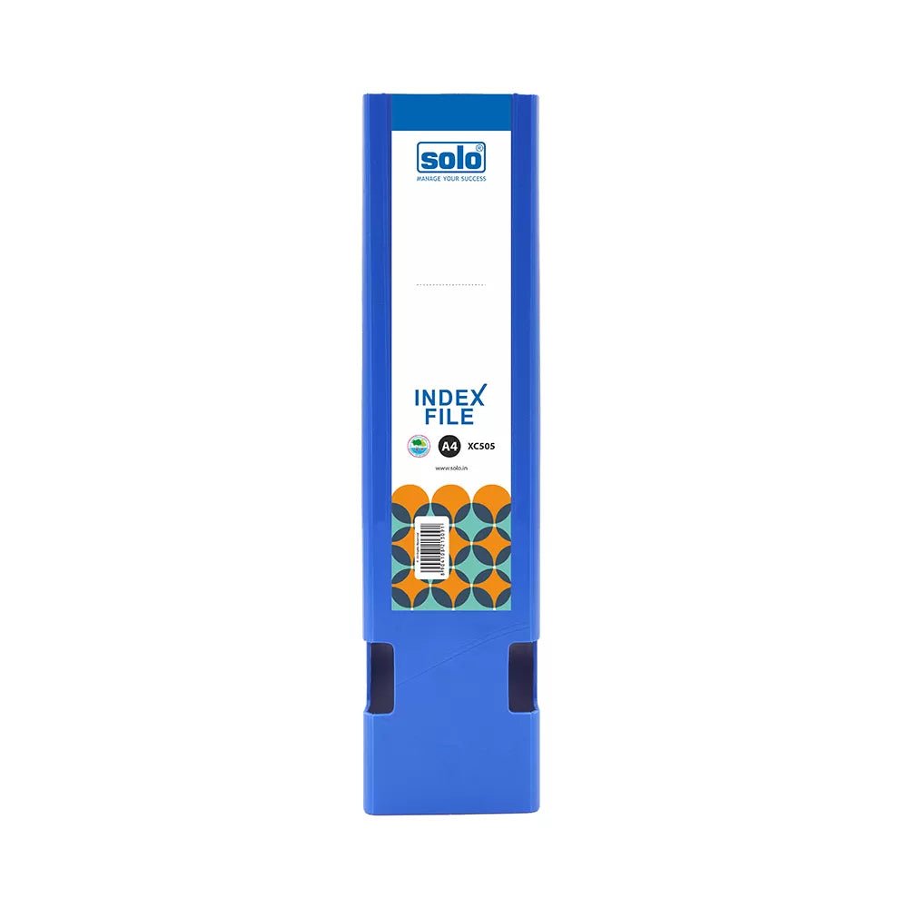 Index Box PP (Polymer Plastic Sheet) File | A4 Size | Pack of 2 | XC505 - Filex Systems Pvt Ltd