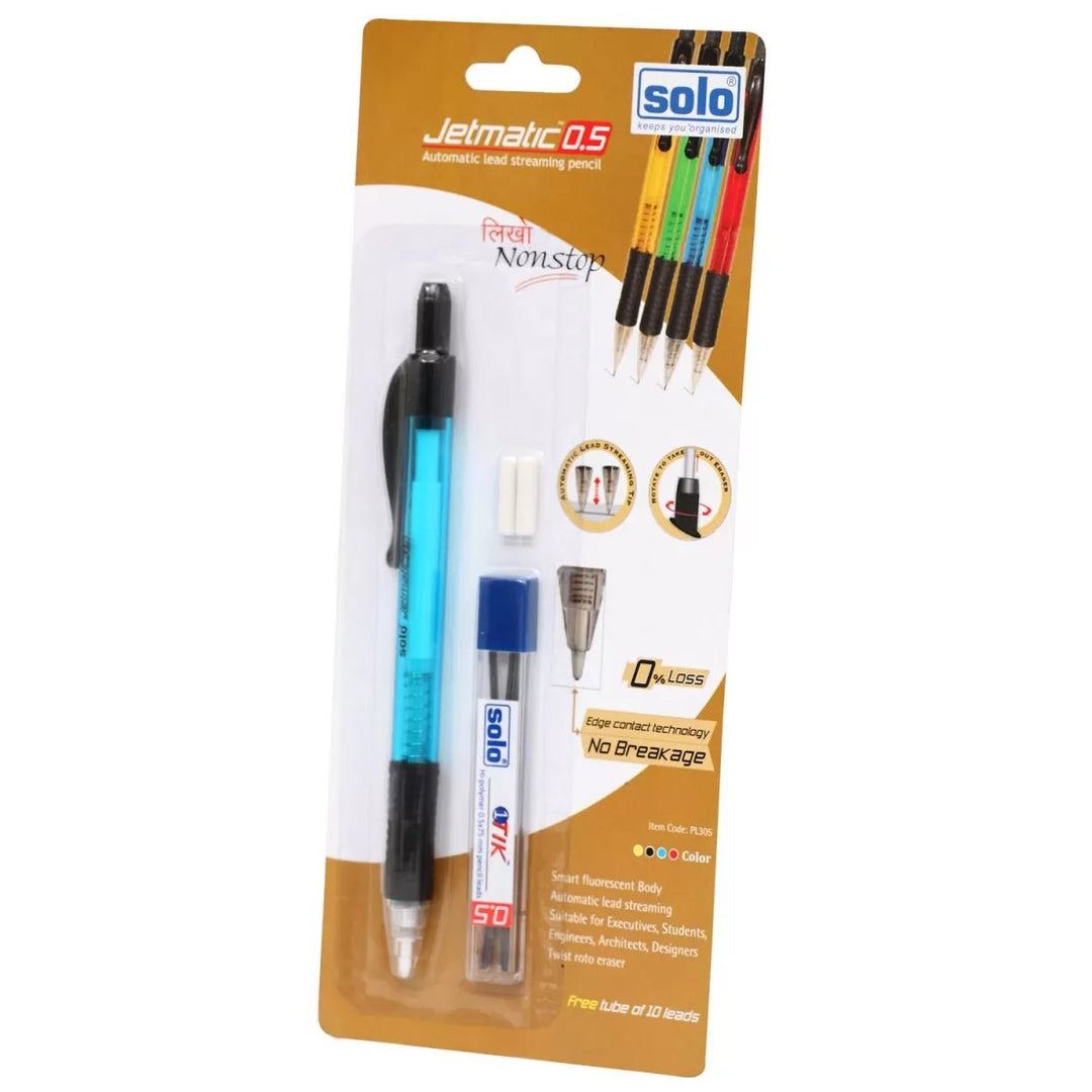 Jetmatic Pencil – Auto / Self clicking 0.5/0.7mm Leads - Filex Systems Pvt Ltd