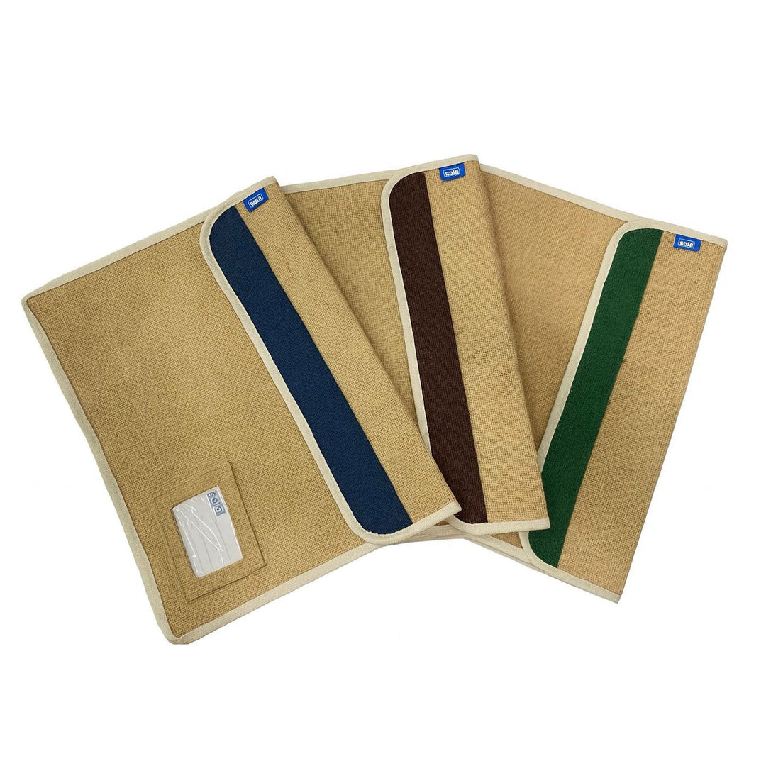 Jute Document Bag, FC Size – Eco - Friendly File with Velcro Closure & Cotton Edge Binding | JT553 - Filex Systems Pvt Ltd