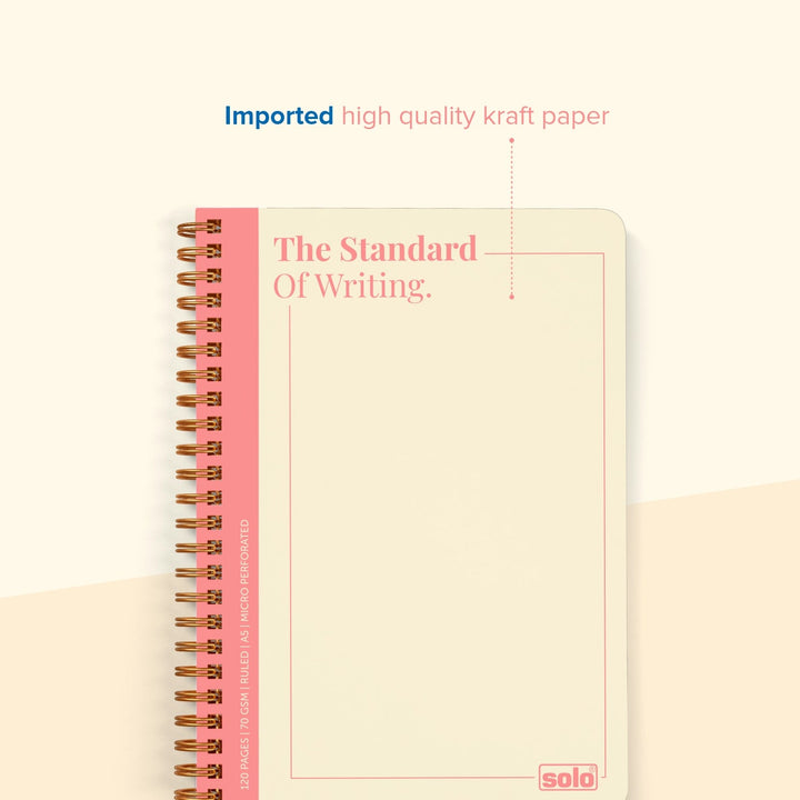 Kraft Notebook (120 pages) – Pack of 4 | NA502 - Filex Systems Pvt Ltd