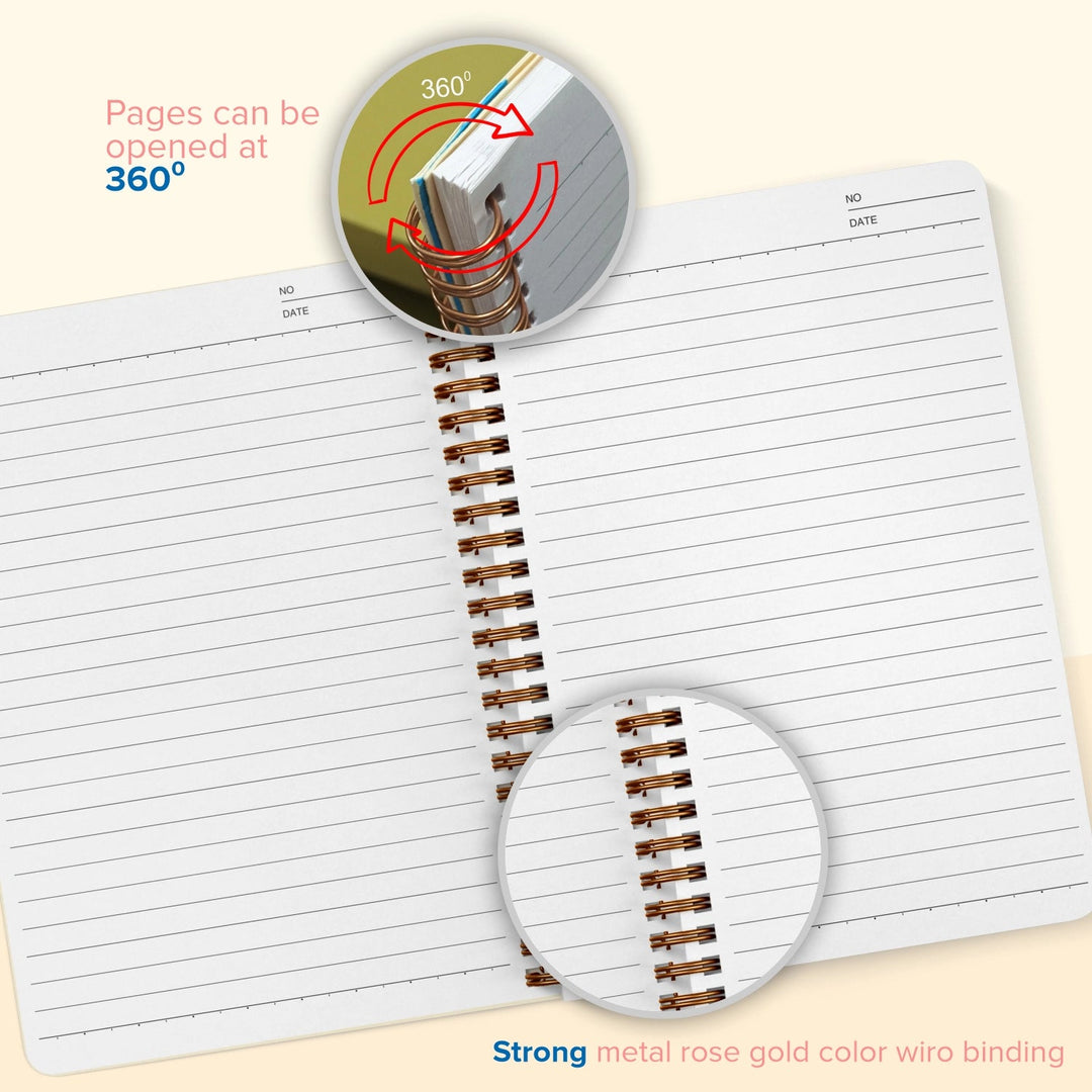 Kraft Notebook (120 pages) – Pack of 4 | NA502 - Filex Systems Pvt Ltd