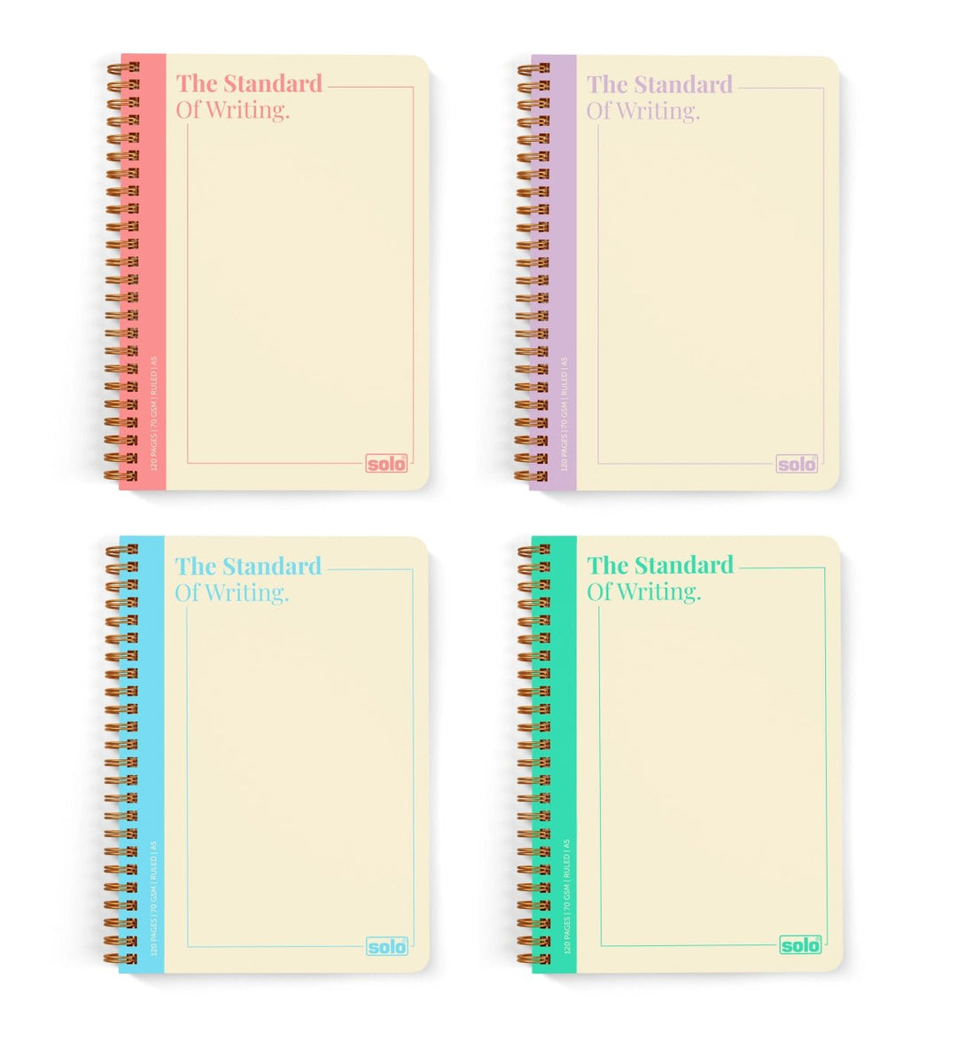 Kraft Notebook (120 pages) – Pack of 4 | NA502 - Filex Systems Pvt Ltd