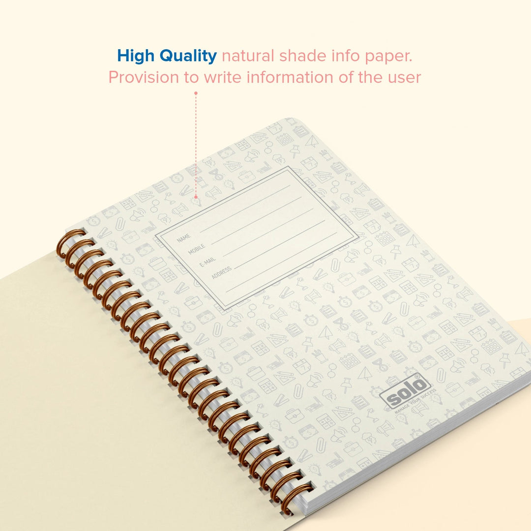 Kraft Notebook (120 pages) – Pack of 4 | NA502 - Filex Systems Pvt Ltd
