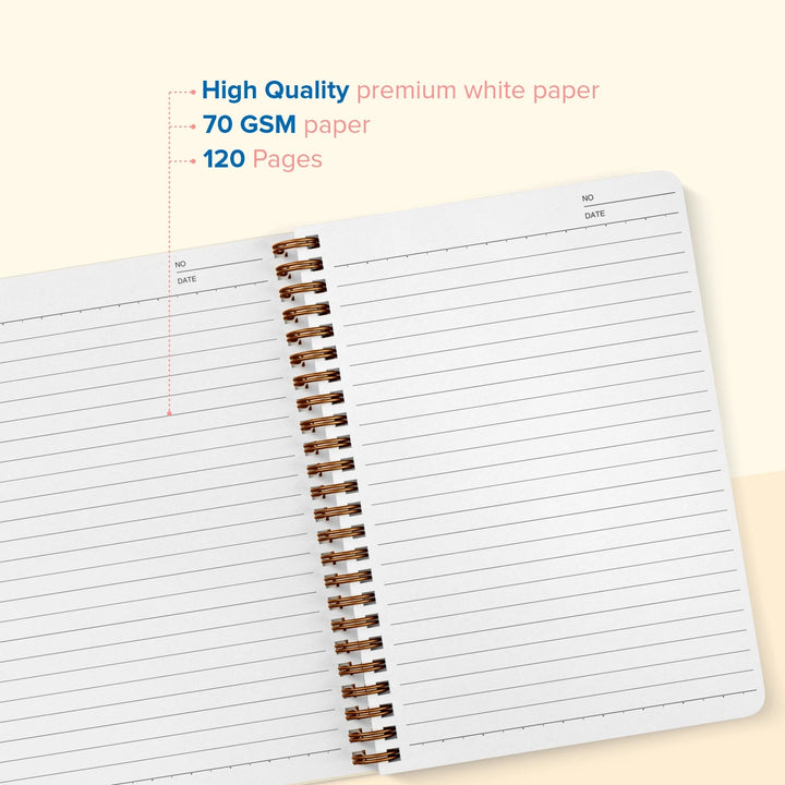 Kraft Notebook (120 pages) – Pack of 4 | NA502 - Filex Systems Pvt Ltd